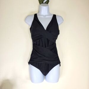 Black One-Piece Swimsuit